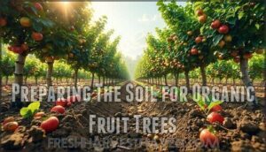 preparing the soil for organic fruit trees