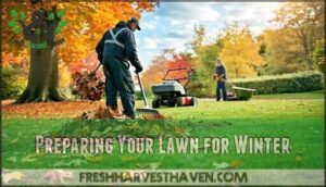 preparing your lawn for winter