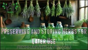 preserving and storing herbs for later use