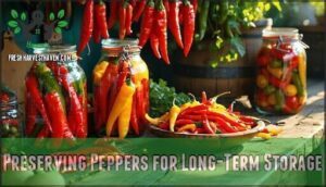 preserving peppers for long-term storage