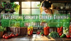 preserving summer bounty: canning and freezing