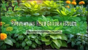 preventing herb garden issues