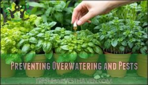 preventing overwatering and pests