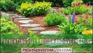 preventing soil erosion and overheating