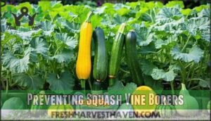 preventing squash vine borers