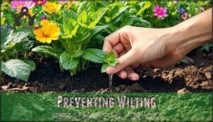 preventing wilting
