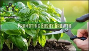 promoting bushy growth