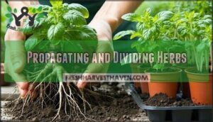 propagating and dividing herbs