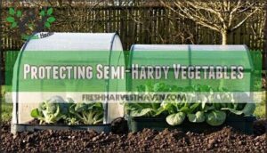 protecting semi-hardy vegetables