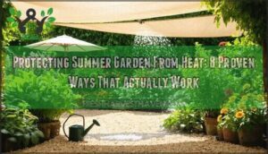 protecting summer garden from heat