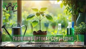 providing optimal conditions