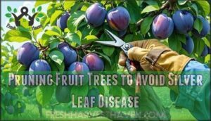 pruning fruit trees to avoid silver leaf disease