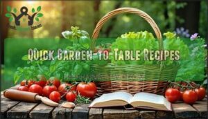 quick garden-to-table recipes