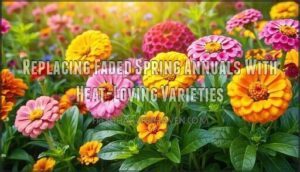 replacing faded spring annuals with heat-loving varieties