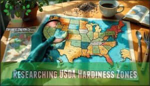 researching usda hardiness zones