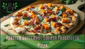 roasted butternut squash prosciutto pizza