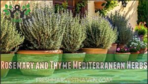 rosemary and thyme mediterranean herbs