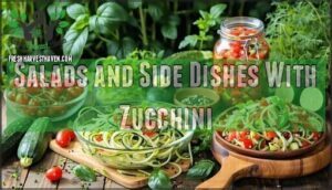 salads and side dishes with zucchini