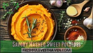 savory mashed sweet potatoes
