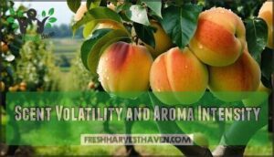 scent volatility and aroma intensity