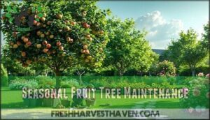 seasonal fruit tree maintenance