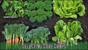 selecting core crops