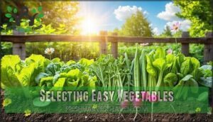selecting easy vegetables