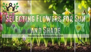 selecting flowers for sun and shade