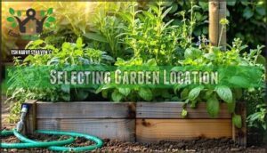selecting garden location