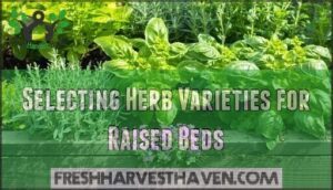 selecting herb varieties for raised beds
