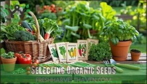 selecting organic seeds
