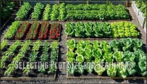 selecting plot size for beginners