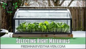 selecting right materials