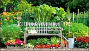 selecting vegetable types