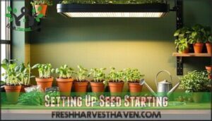 setting up seed starting