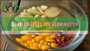 soaking seeds for germination