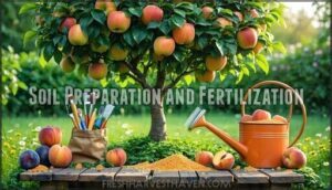 soil preparation and fertilization