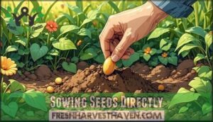 sowing seeds directly