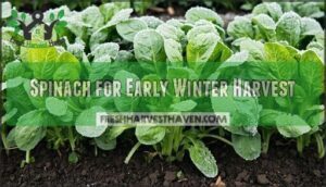 spinach for early winter harvest