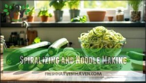 spiralizing and noodle making