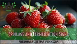spoilage and fermentation signs