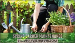 spring garden maintenance