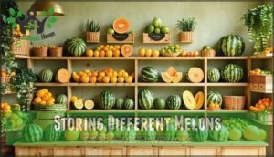 storing different melons