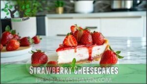 strawberry cheesecakes