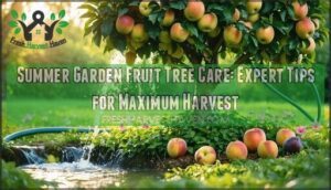 summer garden fruit tree care