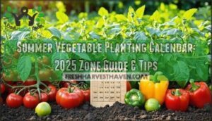summer vegetable planting calendar