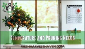 temperature and pruning needs