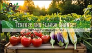 texture and flavor changes