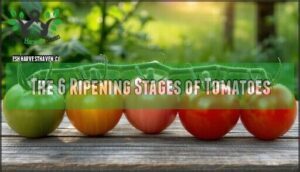 the 6 ripening stages of tomatoes