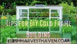 tips for diy cold frame building